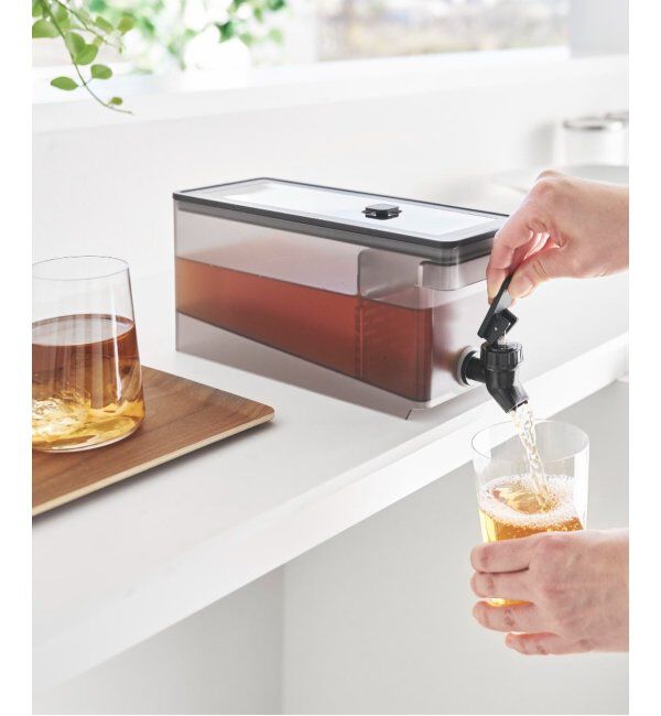 Lbc with Life「【WEB限定】tower冷蔵庫ドリンクサーバー　タワー　1.8L(1584 1585)」|食器・キッチングッズ|ブラック