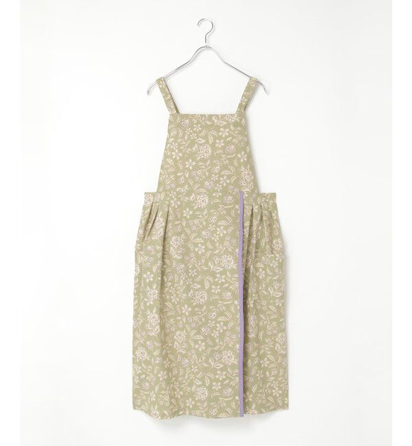 Lbc with Life「フローラルエプロン」|食器・キッチングッズ|ベージュ