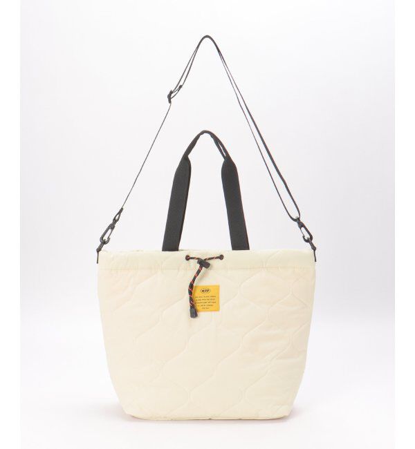 Lbc with Life「KiU キウ パデッドトートバッグ」|傘|アイボリー