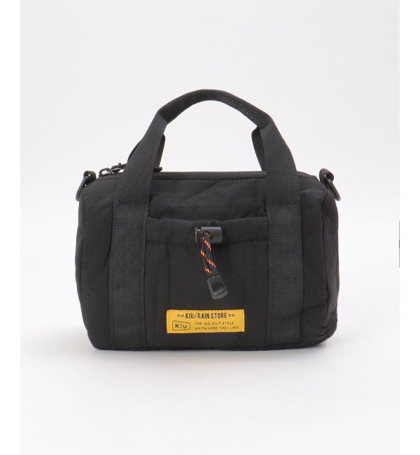 Lbc with Life「KiU キウ スクエアパデッドミニボストンバッグ」|傘|