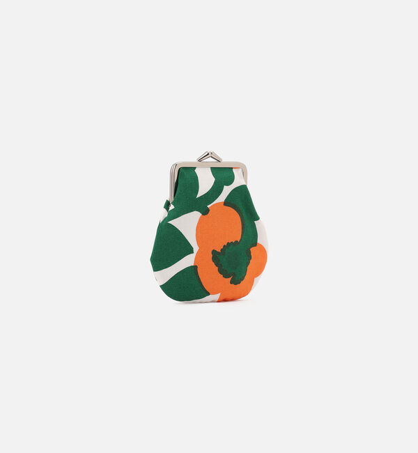 Marimekko「Pieni Green Green Pieni Kukkaro がま口ポーチ」|ポーチ|