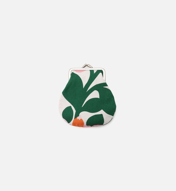 Marimekko「Pieni Green Green Pieni Kukkaro がま口ポーチ」|ポーチ|