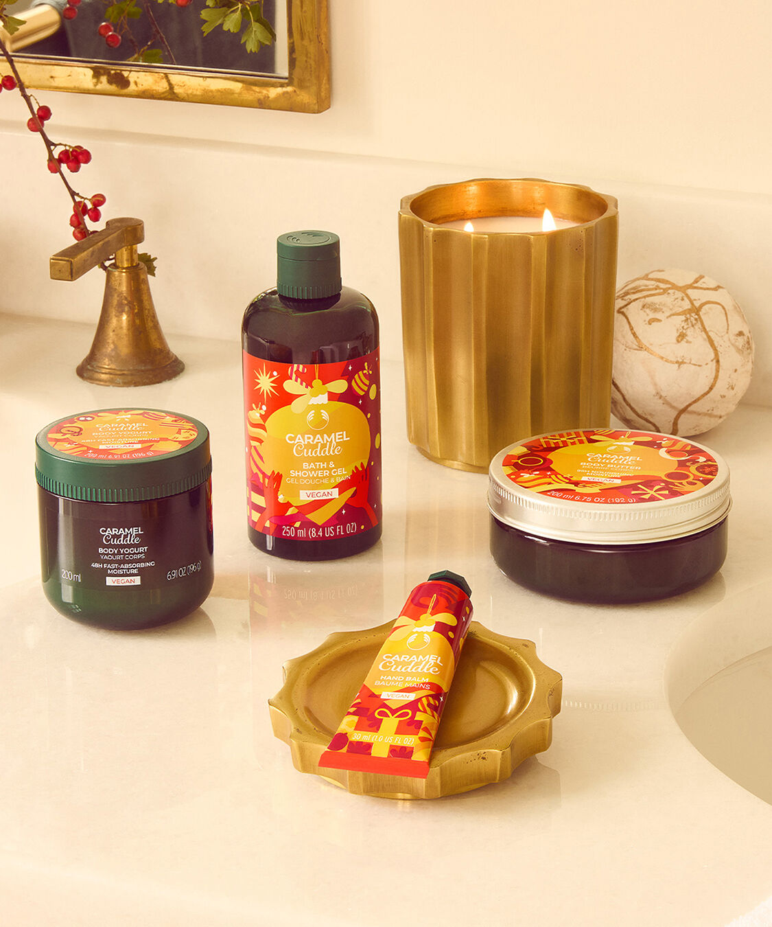 THE BODY SHOP「【数量限定】バス＆シャワージェル キャラメルカドル 250mL」|ボディクレンジング|