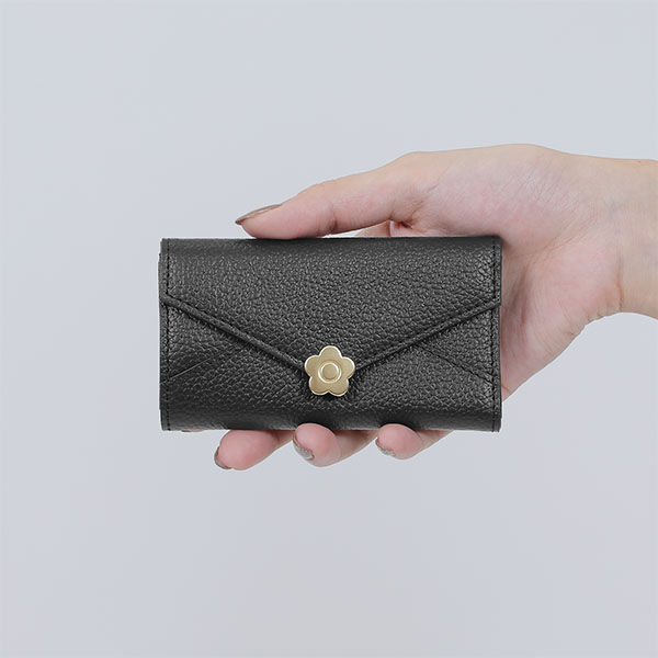 MARY QUANT「シーリングデイジーレターキーケース」|キーケース|ブラック