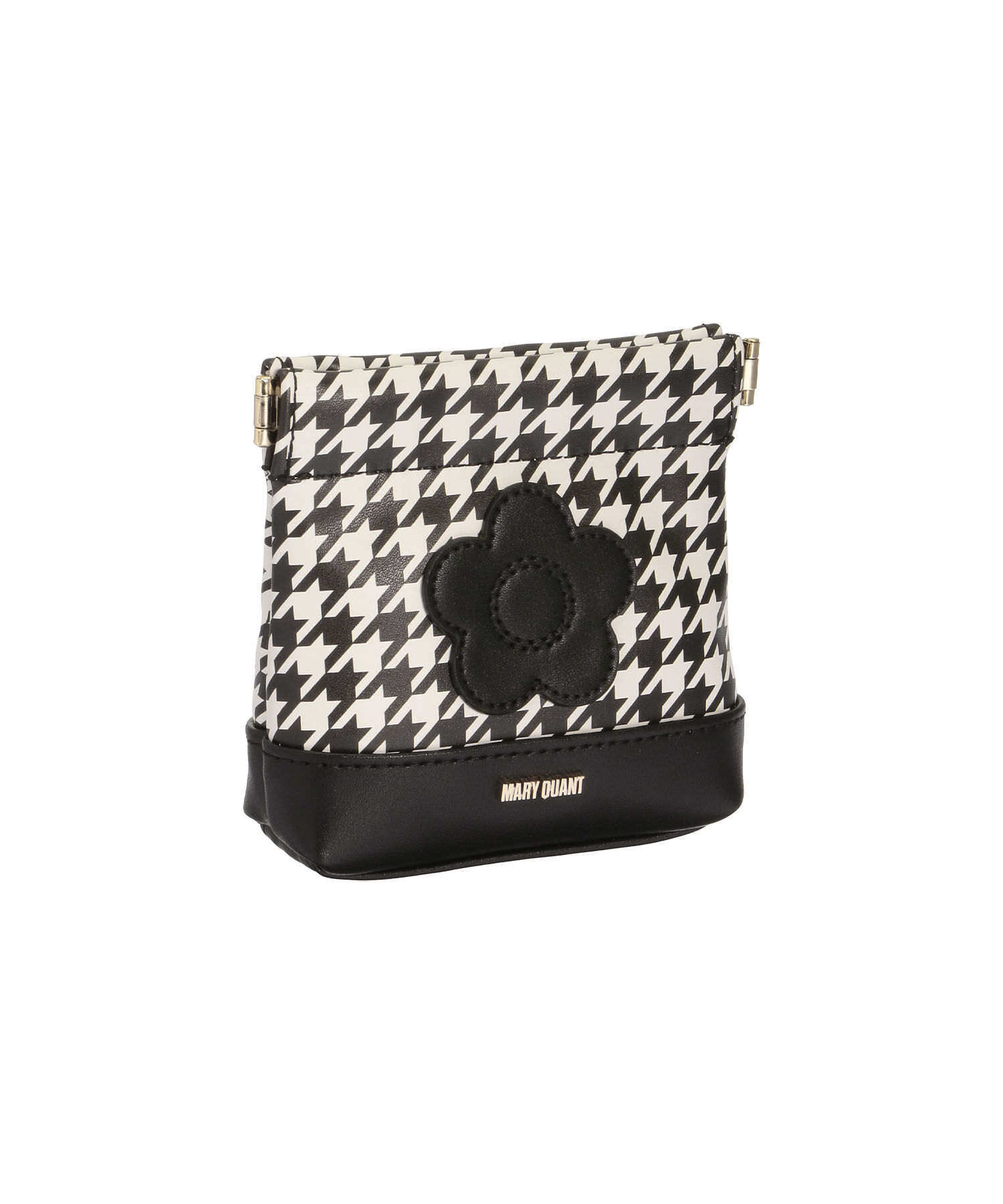 MARY QUANT「千鳥デイジーパッチ バネクチポーチ」|ポーチ|