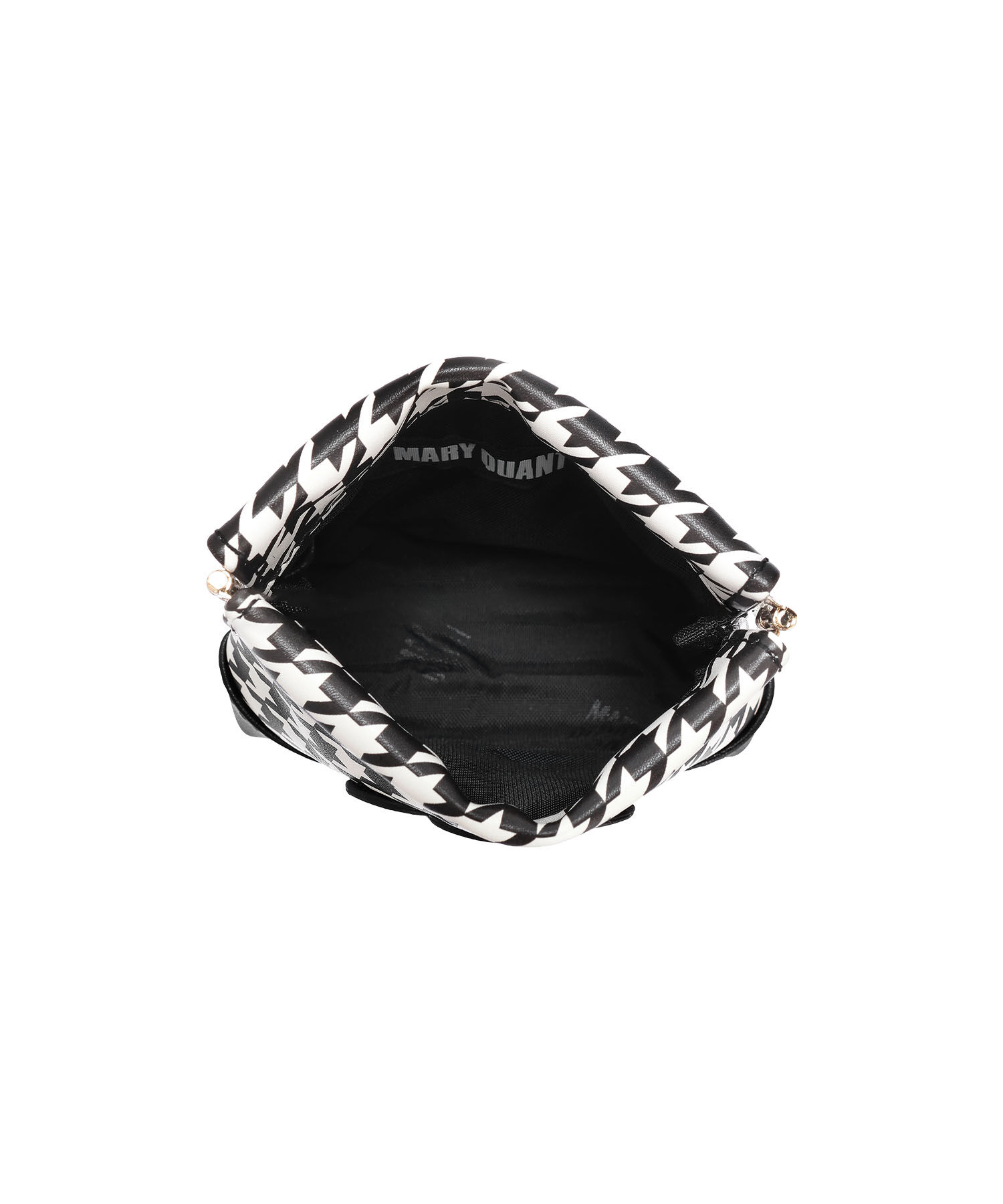 MARY QUANT「千鳥デイジーパッチ バネクチポーチ」|ポーチ|