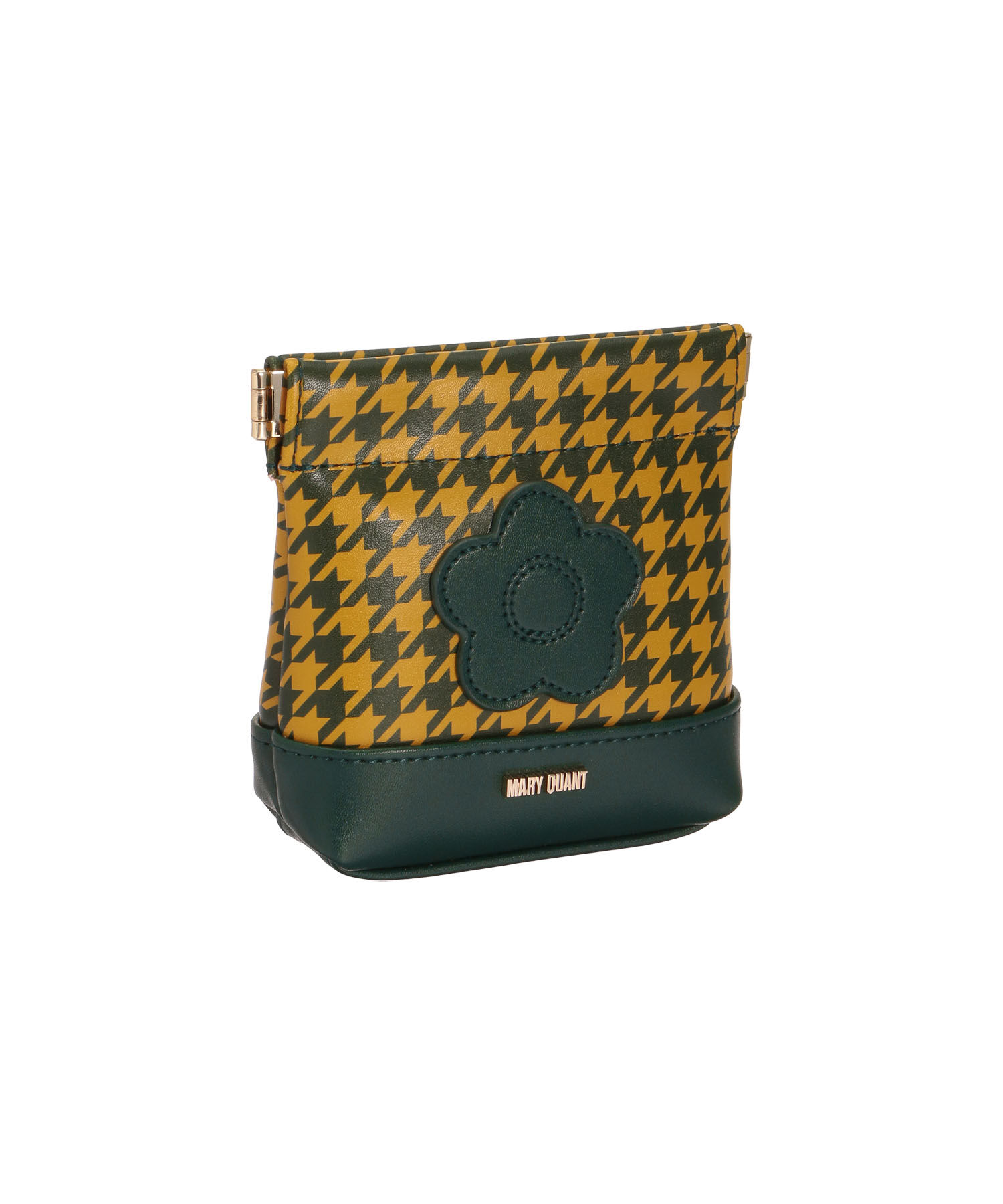 MARY QUANT「千鳥デイジーパッチ バネクチポーチ」|ポーチ|