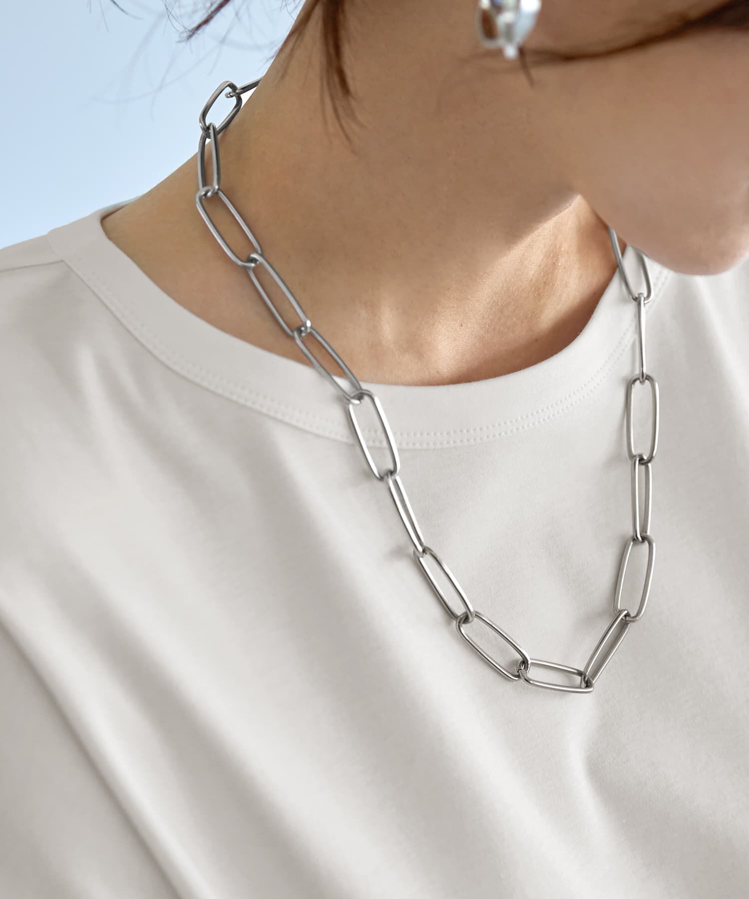 STYLE DELI「55cmオーバルチェーンネックレス」|ネックレス|