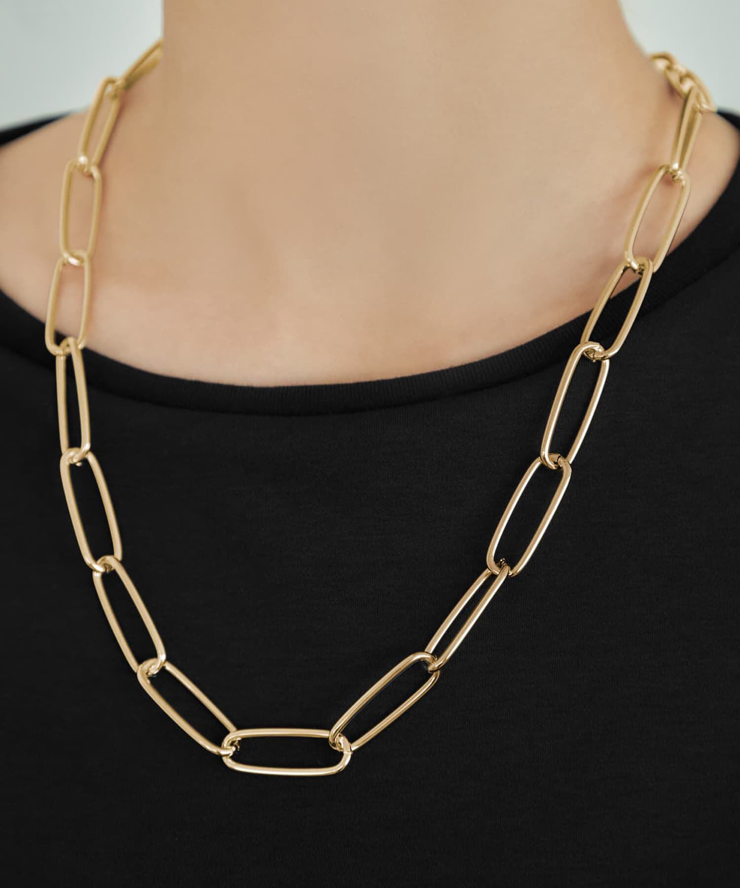 STYLE DELI「55cmオーバルチェーンネックレス」|ネックレス|