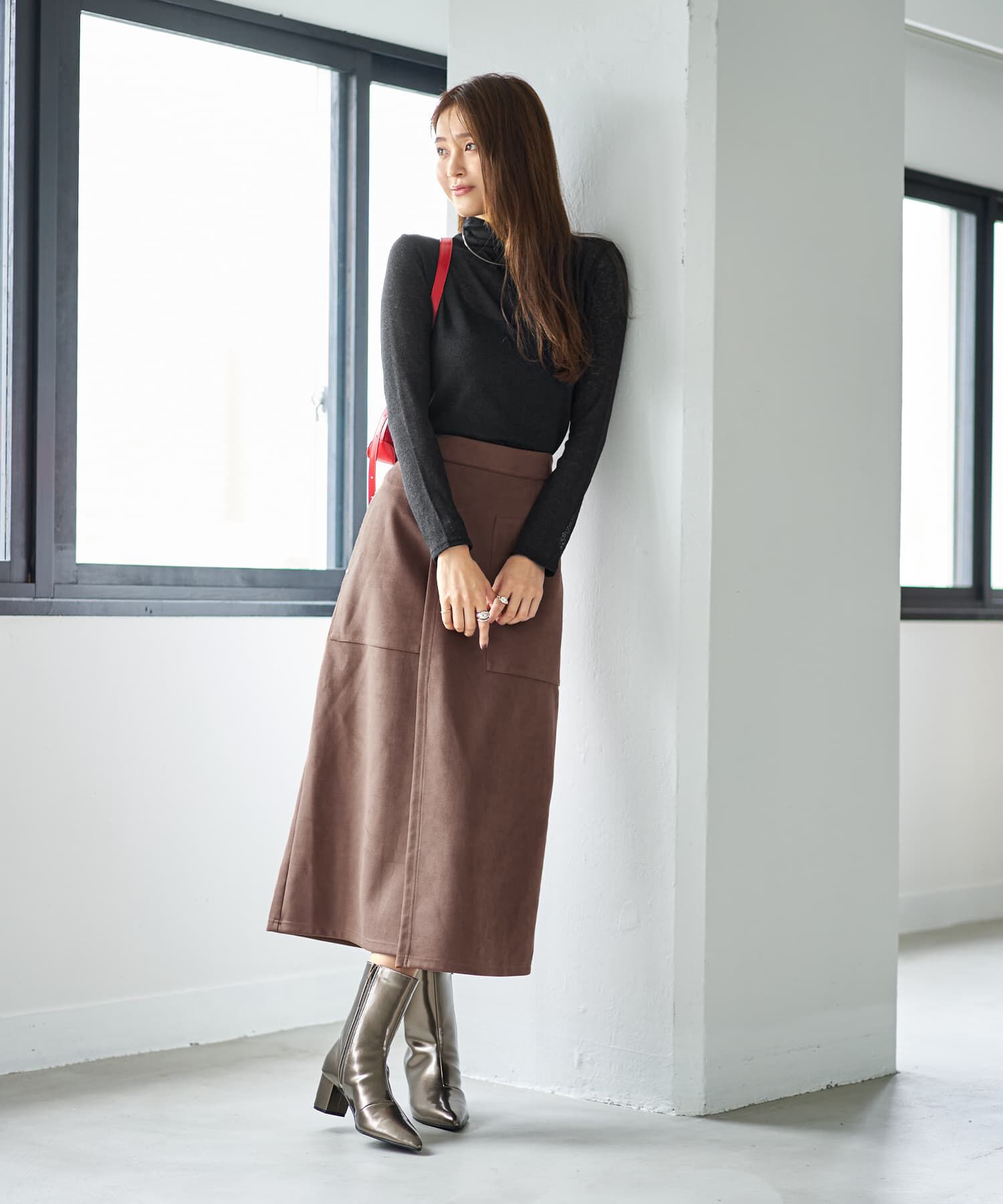 STYLE DELI「テクスチャーインナータートルトップス」|Tシャツ・カットソー|