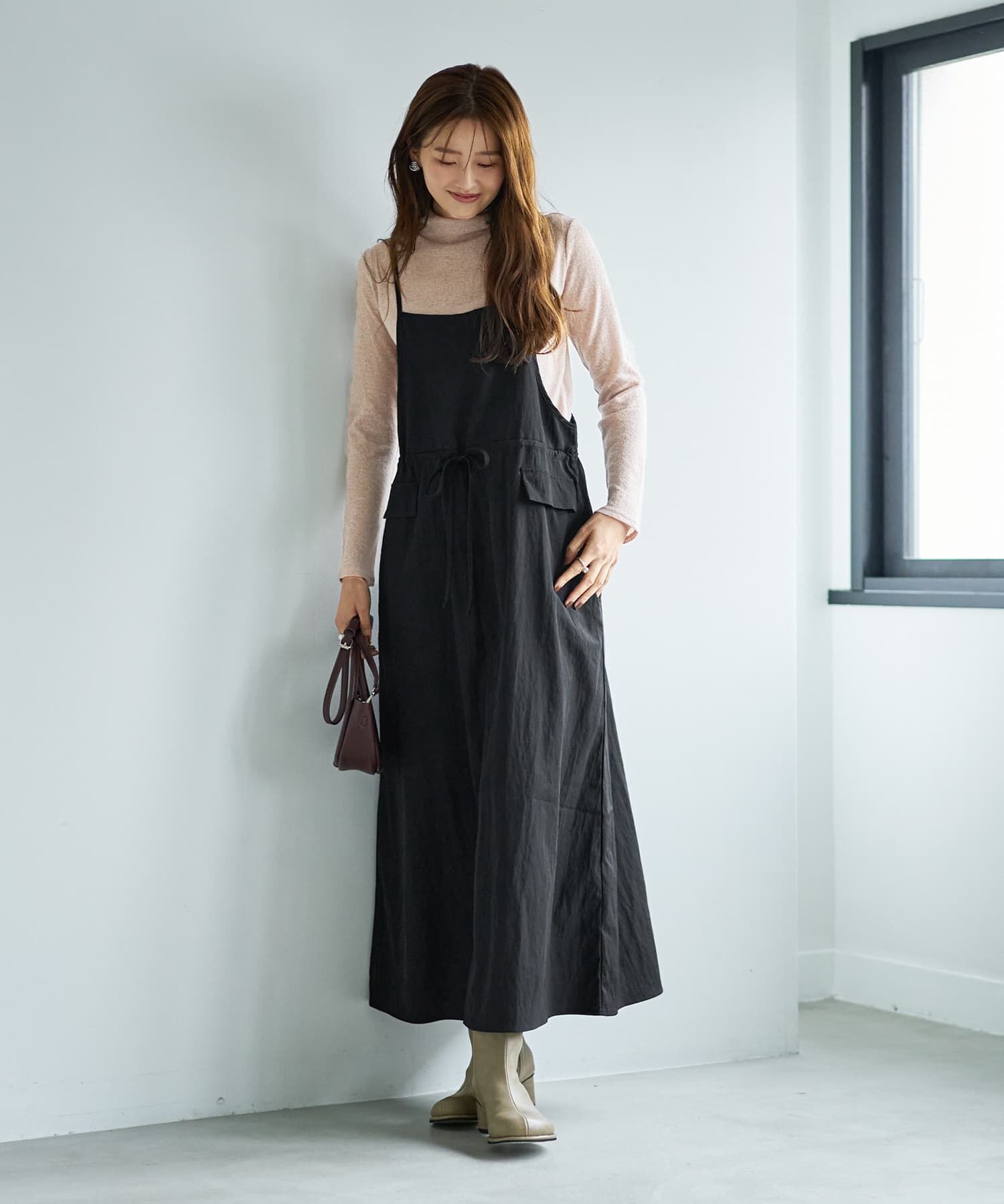 STYLE DELI「テクスチャーインナータートルトップス」|Tシャツ・カットソー|