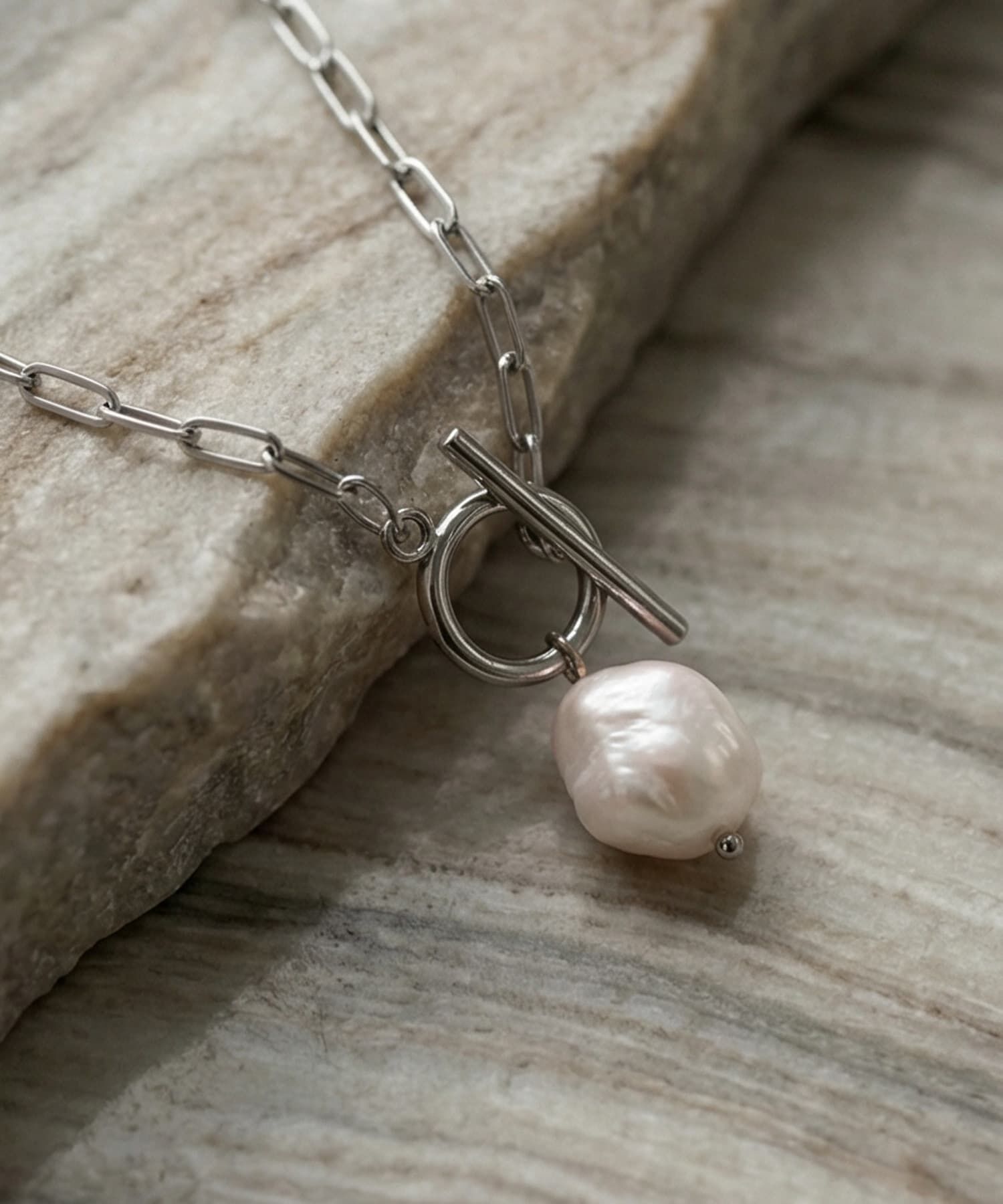 STYLE DELI「【DELI by】バロックパール・ミニマルチェーンネックレス」|ネックレス|