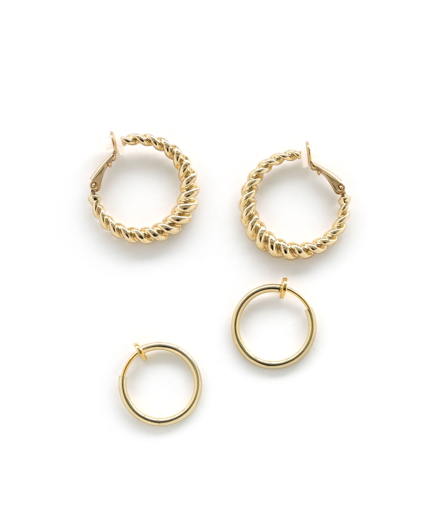 colleca la「大きめツイストフープセットイヤリング」|イヤリング|