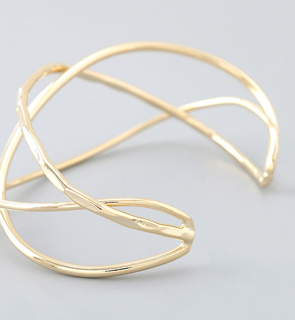 Phoebe「グリッターワイドカフバングル」|ブレスレット・バングル|