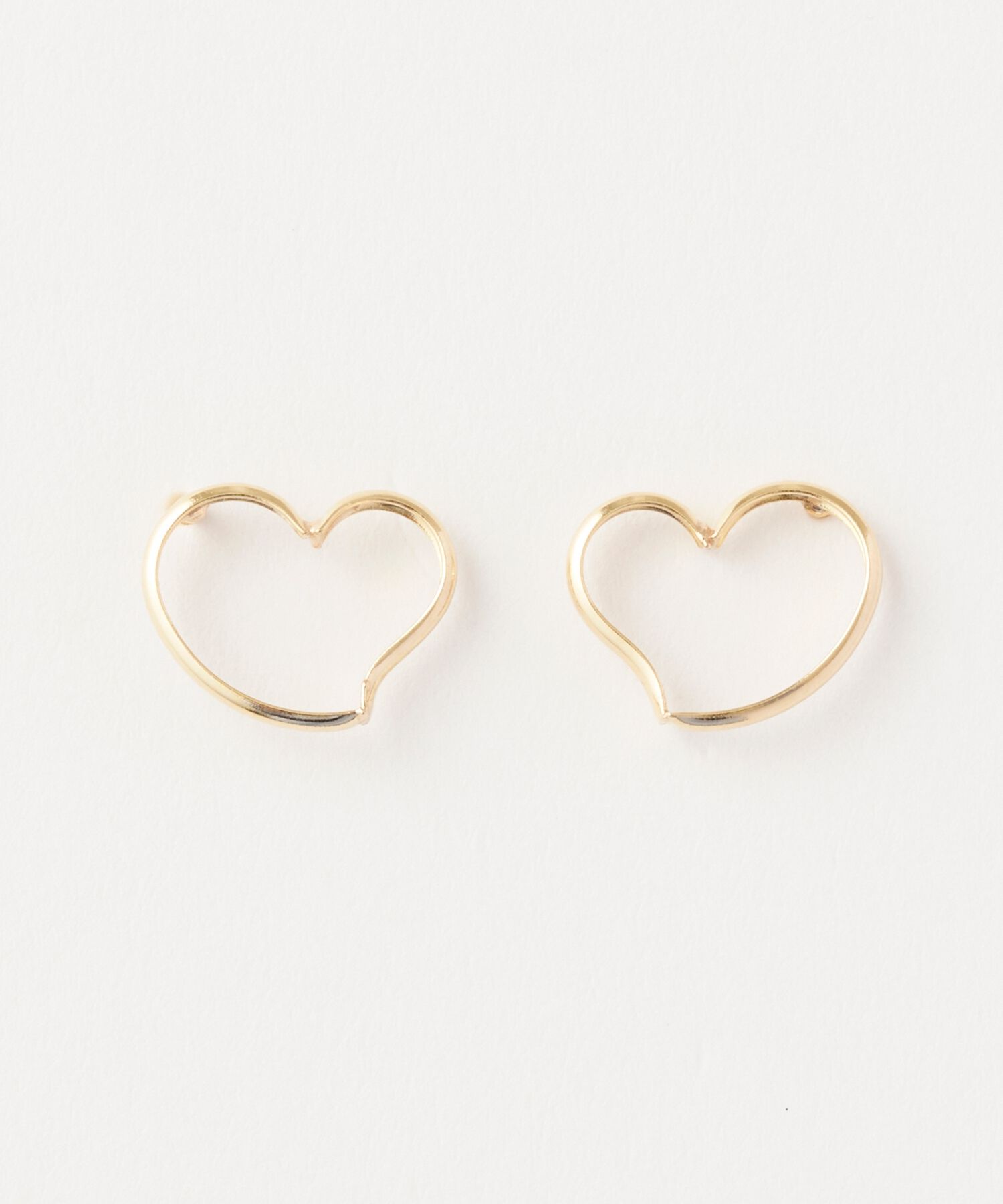 Phoebe「【K10】オープンハートピアス／BOXつき」|ピアス|