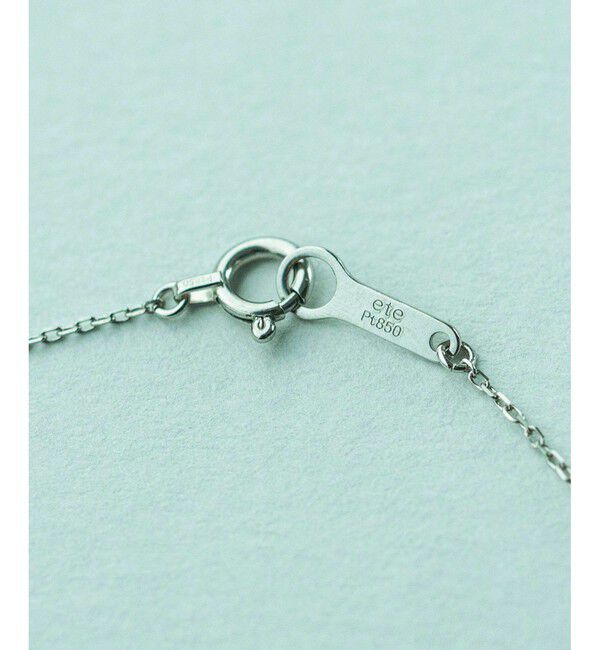 ete「PT900/850 パール ネックレス L」|ネックレス|