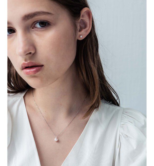 ete「PT900/850 パール ネックレス L」|ネックレス|