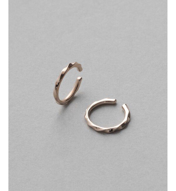 ete「ツイスト フープイヤリング」|イヤリング|