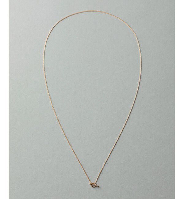 ete「[レイヤード] K10YG セミロング ラリエット」|ネックレス|