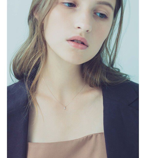 ete「[レイヤード] K18MPG ダイヤモンド フローレット ネックレス」|ネックレス|