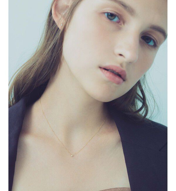 ete「[レイヤード] K18YG ダイヤモンド ネックレス」|ネックレス|