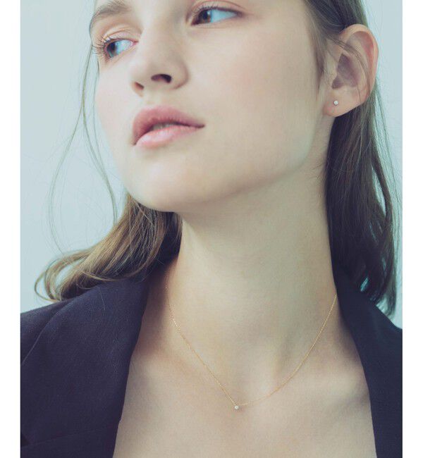 ete「[レイヤード] K18YG ダイヤモンド ネックレス」|ネックレス|