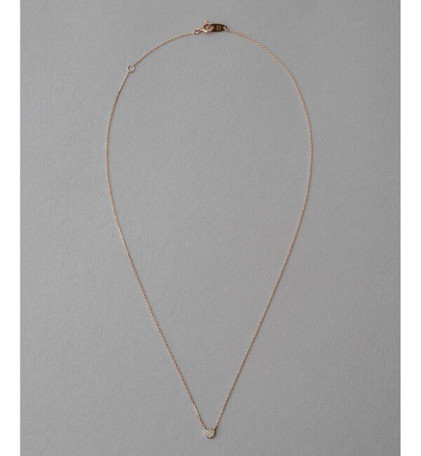 ete「K10MPG ブリリアント ダイヤモンド ネックレス」|ネックレス|