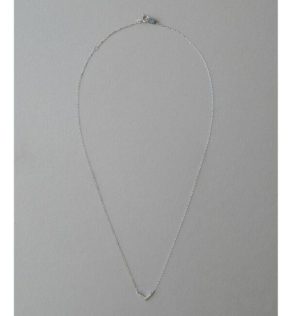 ete「[レイヤード] K10WG ダイヤモンド ネックレス」|ネックレス|