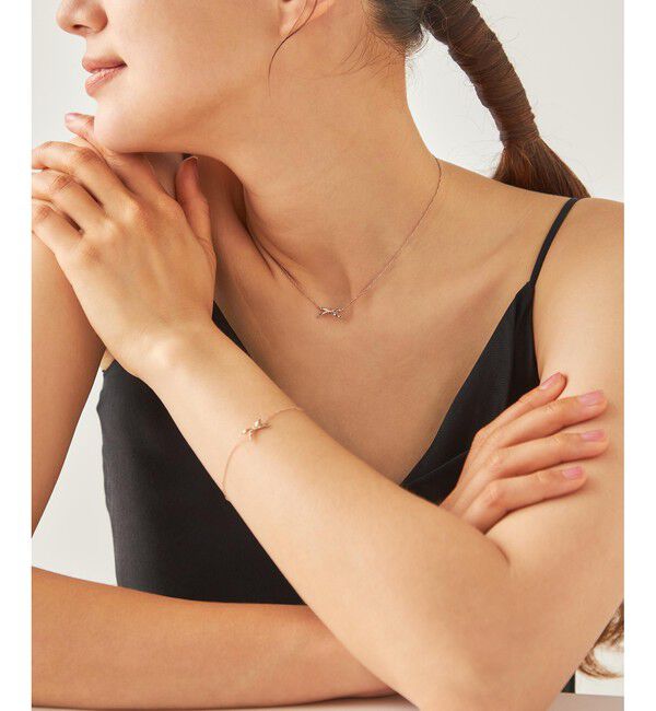 ete「[レイヤード] リボン ネックレス」|ネックレス|