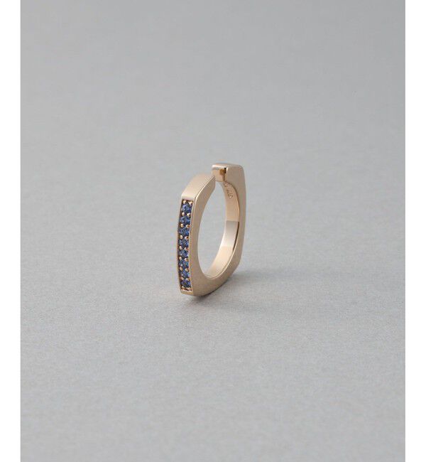 ete「[カラーリスト] ビジュー リバーシブル イヤーカフ ミストピンク」|イヤーカフ|