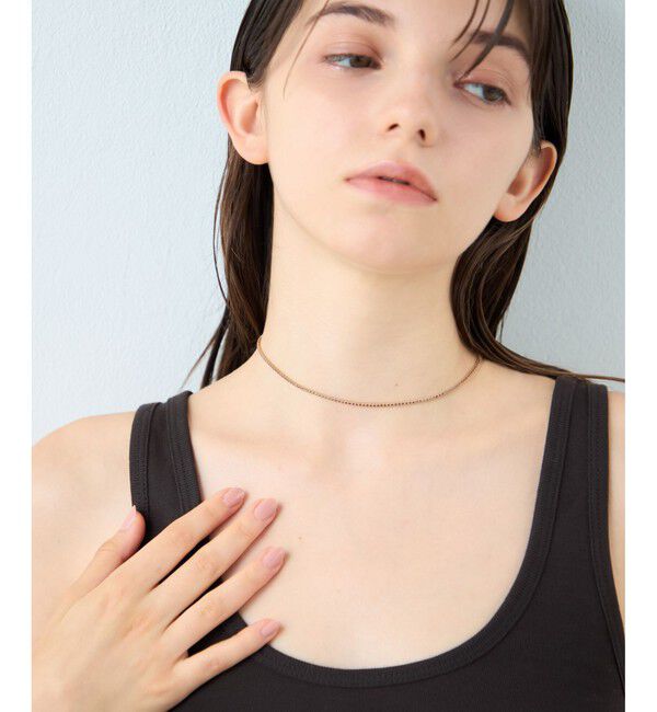 ete「[ラインストーン] チョーカー」|ネックレス|