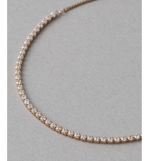 ete「[ラインストーン] チョーカー」|ネックレス|