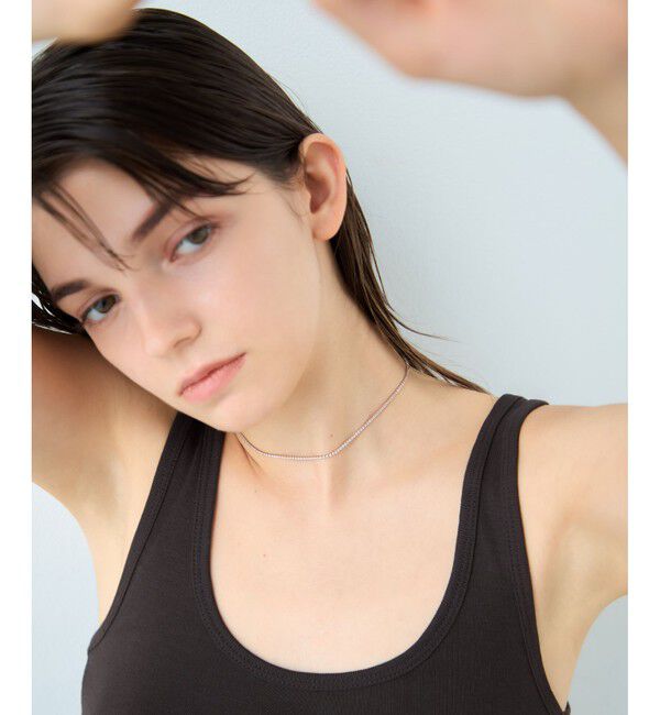 ete「[ラインストーン] チョーカー」|ネックレス|