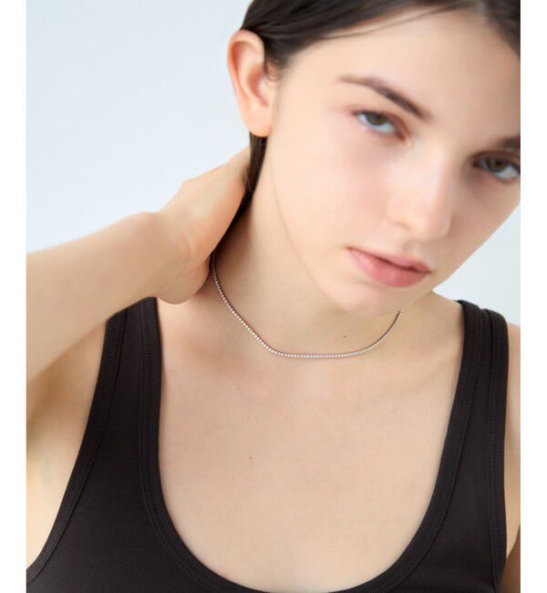 ete「[ラインストーン] チョーカー」|ネックレス|