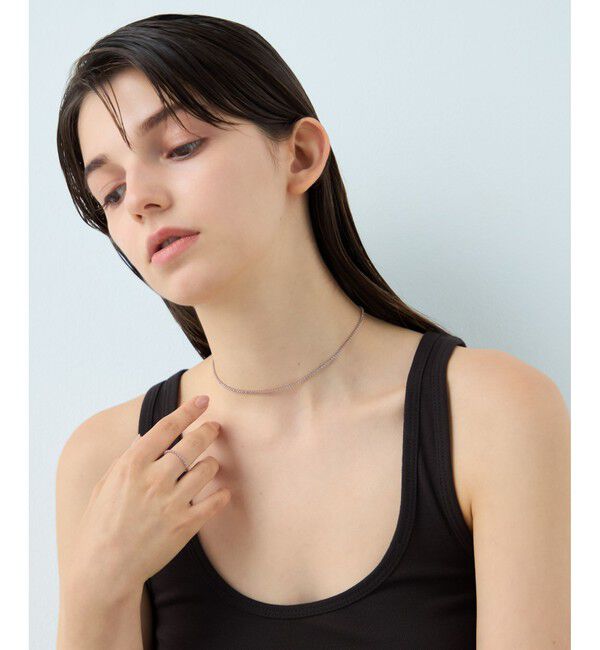 ete「[ラインストーン] チョーカー」|ネックレス|