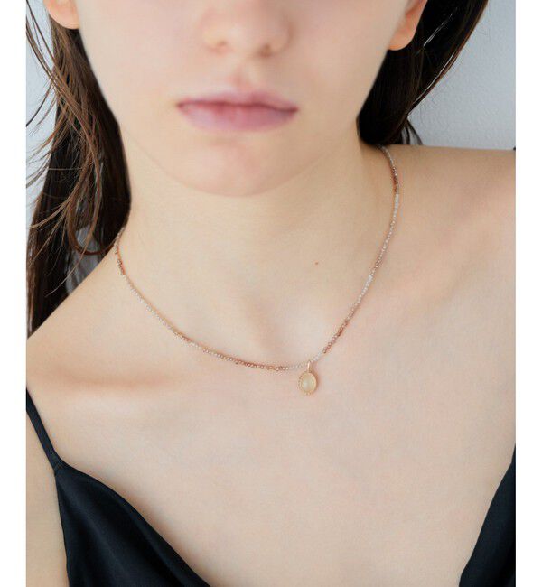 ete「[マイプレシャス] K10YG レモンクォーツ ネックレス」|ネックレス|