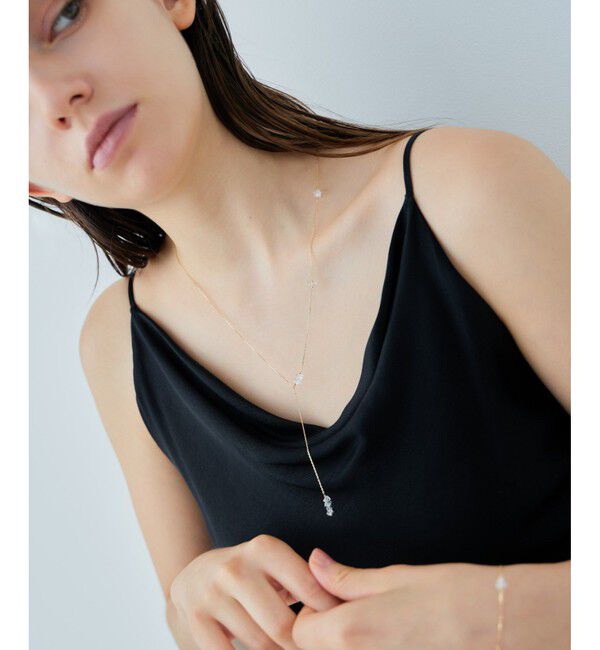 ete「[シャンデリア] K18YG クォーツ ネックレス」|ネックレス|