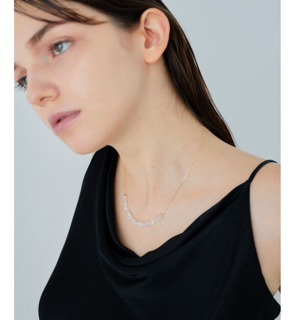 ete「[シャンデリア] K18YG クォーツ ネックレス」|ネックレス|