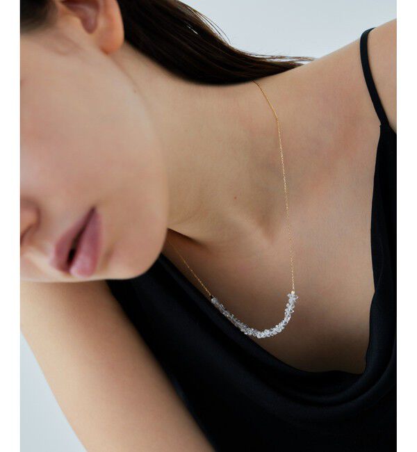 ete「[シャンデリア] K18YG クォーツ ネックレス」|ネックレス|