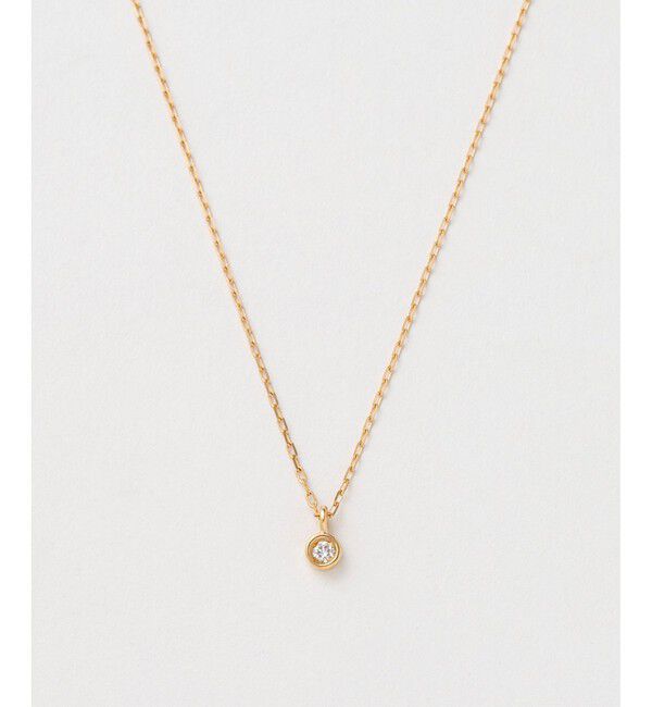 Jouete「K10 ダイヤモンド ネックレス」|ネックレス|イエローゴールド