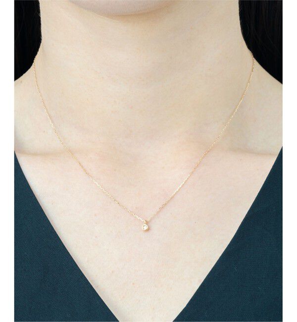 Jouete「K10 ダイヤモンド ネックレス」|ネックレス|