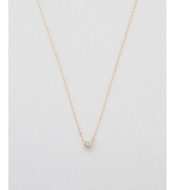 Jouete「K18 ダイヤモンド ネックレス」|ネックレス|イエローゴールド