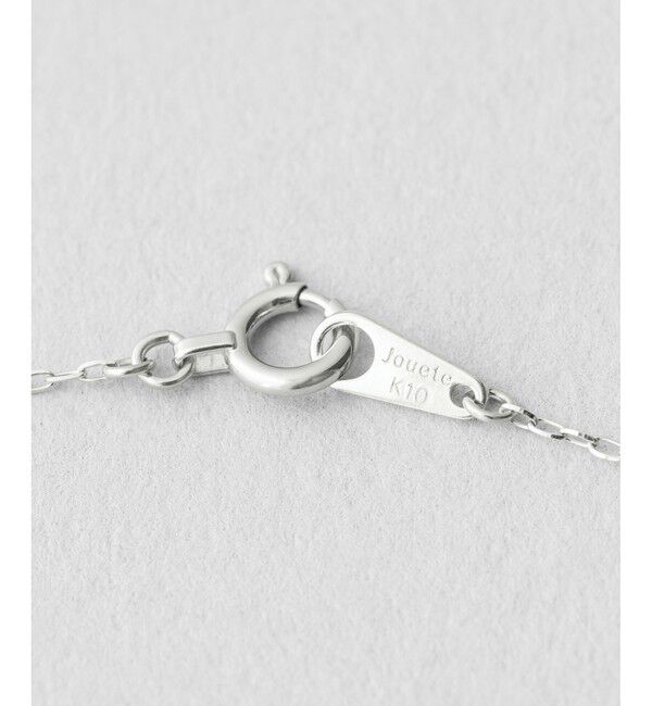 Jouete「K10WG ダイヤモンド ネックレス」|ネックレス|