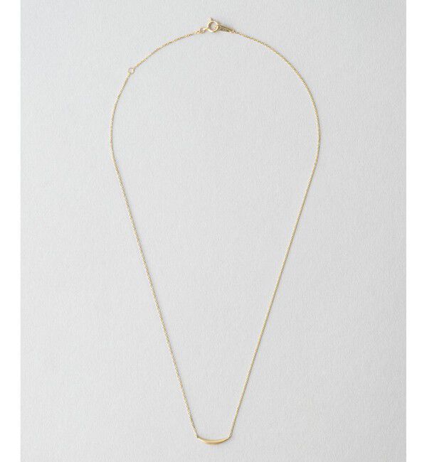 Jouete「K10YG レイヤー ムーン ネックレス」|ネックレス|