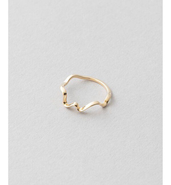 Jouete「K10YG ピンキーリング ワンストローク」|リング|