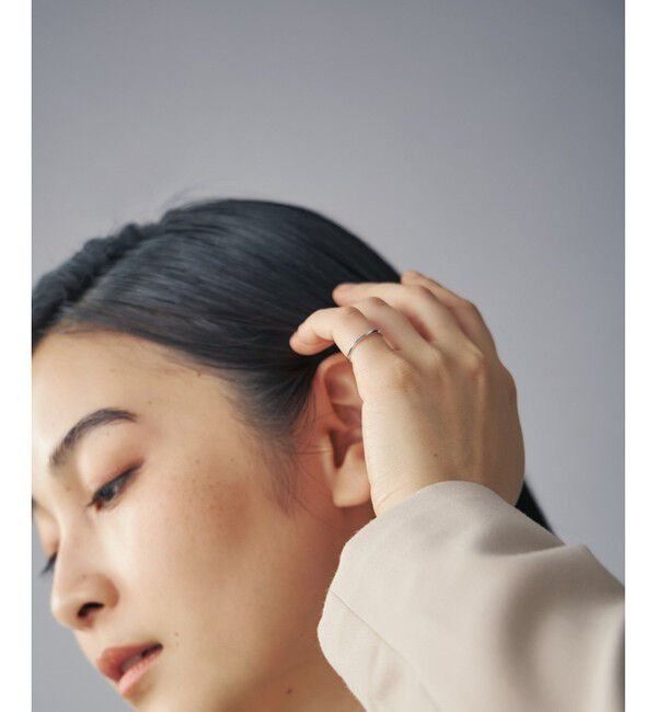 Jouete「K10WG ピンキーリング シャープ」|リング|