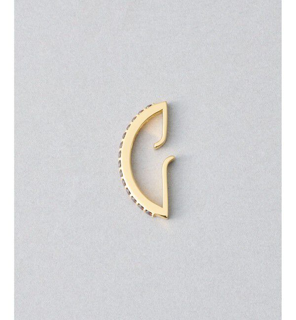 Jouete「イヤーカフス ジルコニア ハーフムーン」|イヤーカフ|