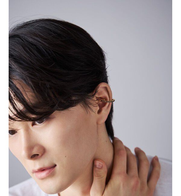 Jouete「イヤーカフス ジルコニア ハーフムーン」|イヤーカフ|