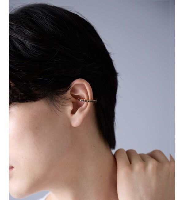 Jouete「イヤーカフス ジルコニア ハーフムーン」|イヤーカフ|