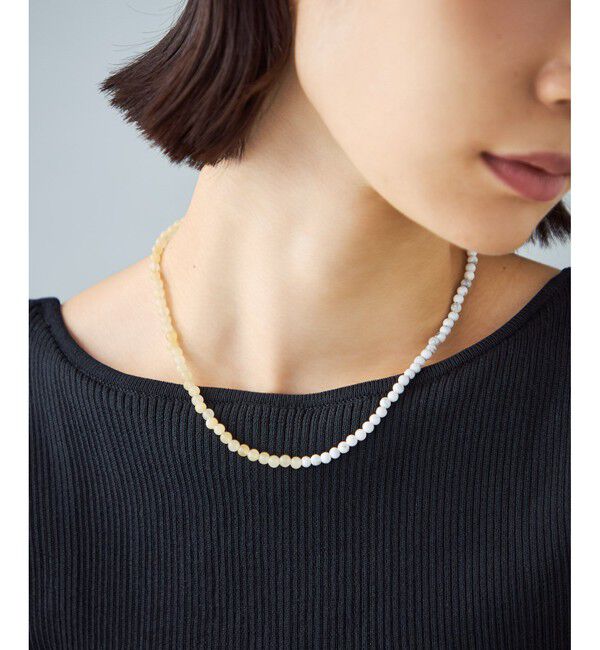 Jouete「[ジェム] ネックレス カルサイト&times;マグネサイト」|ネックレス|